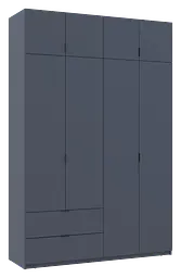 Шафа розпашна для одягу Doros Лукас Графіт/Графіт 160х50х240 (80736287) - мініатюра 2