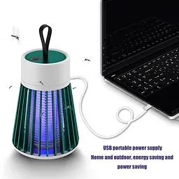 Лампа от комаров mosquito killer lamp BG-002 Зеленая, электро ловушка для насекомых (лампа від комарів) (ST) - мініатюра 5