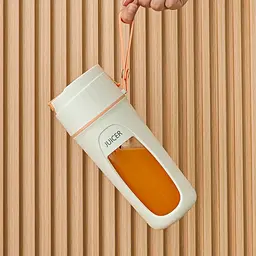 Портативний міні блендер - соковитискач JUICER KS-FSV8 W14 з USB зарядкою, 340 мл - мініатюра 3