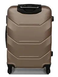 Валіза середня M Madisson Snowball 32303 пластикова 70л Шампань - мініатюра 3