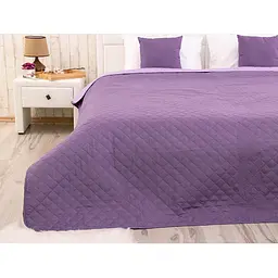 Покривало Руно Violet, 240х220 см, бузково-ожинове (330.52У_Violet) - мініатюра 3