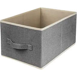 Ящик для зберігання МВМ My Home (MVM) 36x25x20 мм світло-сірий (TH-30 LIGHT GRAY)
