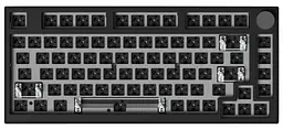 Клавіатура FL ESPORTS DIY-barebone MK750 Black Three-Mode (MK750-7980)