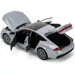 Колекційна металева модель автомобіля АвтоЕксперт Audi A7 з інерцією, світлом та звуком 1:24  - мініатюра 7