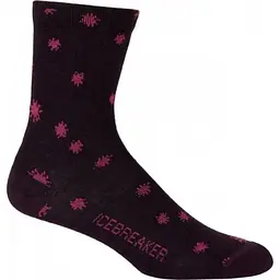 Шкарпетки Icebreaker City UltraLite Starry Night 3/4 Crew Bordeaux/Cherub L (1052-100 111 H60 L)