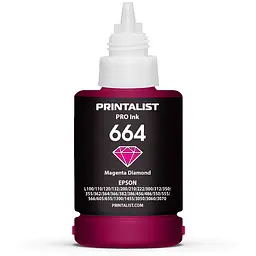 Чорнило PRINTALIST 664 для Epson L110/L210/L300 140г Magenta водорозчинне (PL664M) - мініатюра 3