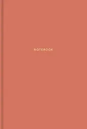 Зошит в інтегральній палітурці «Notebook» у клітинку (морквяний)