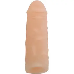 Насадка на пеніс Nature Skin Penis Sleeve 15.5 см тілесний