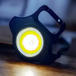 Ліхтар - Брелок з карабіном (3 кольори) MULTIFUNCTIONAL W-5133-COB - мініатюра 3