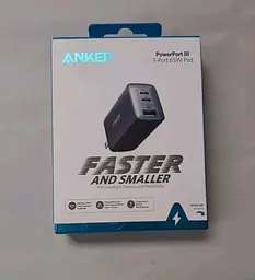Зарядний пристрій адаптер живлення Anker 735 (PowerPort III) 65 W 3 виходи 2C+A (A2667) - мініатюра 10