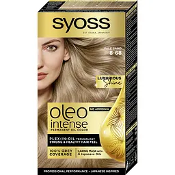 Стойкая краска для волос Syoss Oleo Intense 8-68 жемчужный блонд 115 мл