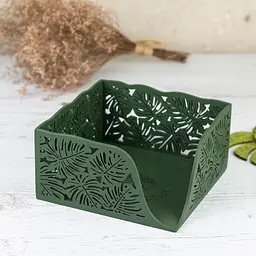Дерев'яна серветниця VANZA MONSTERA BOX - мініатюра 10