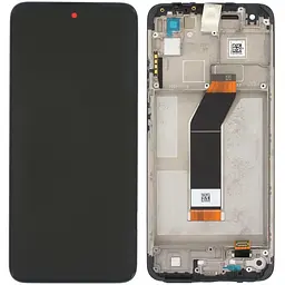 Дисплей Xiaomi Redmi 10 2022 чорний, з рамкою