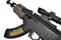 Іграшковий автомат АК-47 світлові та звукові ефекти 720B р.47х19, 5х5, 5см - мініатюра 3