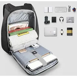 Рюкзак Tigernu T-B3615B 15.6` Black [121169] - мініатюра 4