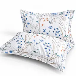 Набір наволочок Love You Botany 50×70+5 см тенсель 300TC 2 шт. блакитний (ly65050) - мініатюра 2