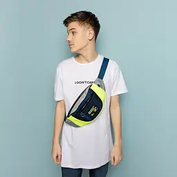 Сумка на пояс Yes SP-32 Urban Classics сіра з жовтим 36 x 15 x 7 см (559522) - мініатюра 2