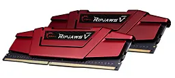 Модуль пам`ятi DDR4 2x16GB/3600 G.Skill Ripjaws V Red (F4-3600C19D-32GVRB) - мініатюра 2