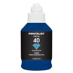 Чорнило Printalist Canon GI-40 для G5040/G6040 190г Cyan (PL40C) - мініатюра 2