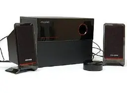 Колонки Microlab 2.1 M-200 чорний Сат. 2 x 10 Вт, Саб. 16 Вт, провідний пульт ДК