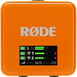 Мікрофонна радіосистема Rode Wireless GO Gen 3 Orange (WIGOGEN3ORA) [154375] - мініатюра 2