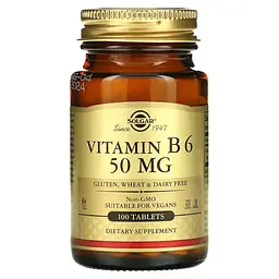 Вітамін В6 Vitamin B6 50 мг - 100 таблеток