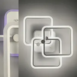 Стельова люстра LED на 3 ріжки Line.F RGB підсвітка Немає