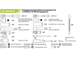 Набір інструментів Alloid NG-4094P-6 - мініатюра 2