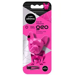 Ароматизатор в авто Aroma Car Geo Dog Polymer Sparkling Cherry (5904224121556) - мініатюра 2