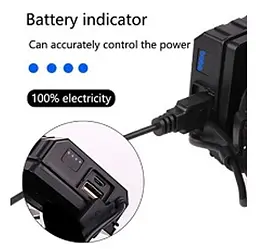 Налобний ліхтар Police BL-T50-P50 1580000W + zoom + P.B + microUSB + 3х18650 + 5 режимів - мініатюра 4
