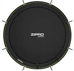 Батут із внутрішньою сіткою Zipro Jump Pro Premium 14 футів 435 см чорно-зелений (5907783039461) - мініатюра 3