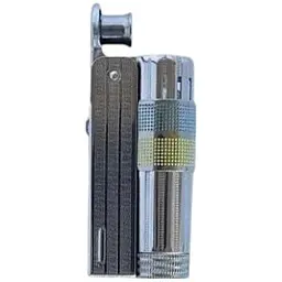 Запальничка IMCO Super/Triplex Oil chrome yellow/blue Two Tone - мініатюра 4