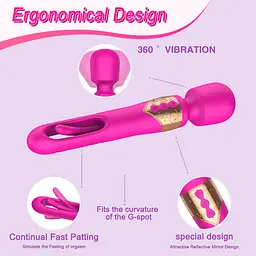 Вібратор B - Series Cute Flicking, 25.9 см (рожевий) - мініатюра 8