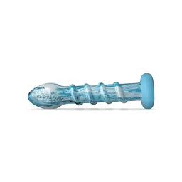 Скляний дилдо Gildo - Ocean Wave Glass Dildo - мініатюра 2