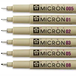 Набір лайнерів Pigma Micron 6 шт Sakura - мініатюра 2