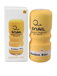 Мастурбатор чашка Snail Cup (Oral) Babydoll Універсальний.. Жовтий 103-1 - мініатюра 9