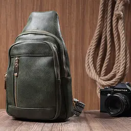 Стильний слінг сумка для жінок з екошкіри Vintage 18,5х29х8 см sum0026965 - мініатюра 10