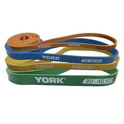 Набір резинок для фітнесу York Fitness 4 шт (5 - 40кг) - мініатюра 6