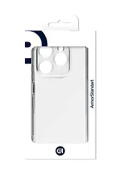 Прозрачный чехол для TECNO Spark 20 Pro 4G (KJ6) с защитой камеры и усиленными бортами, тонкий, силиконовый, бесцветный, ударопрочный, противоударный бампер с закрытой камерой, ArmorStandart (ARM74394) - мініатюра 3
