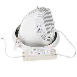Світильник стельовий LED Brille 32-186 LED-168/30W CW WH врізний - мініатюра 3