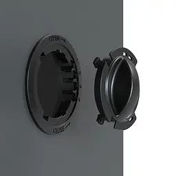 Тераріум з ПВХ Repti-Zoo Terrarium PVC 60x45x45 см (CN604545PN) скляними дверцятами для рептилій і амфібій - мініатюра 7
