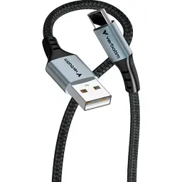 Дата кабель USB 2.0 AM to USB-C 1.2m black Verbatim (31843) - мініатюра 2