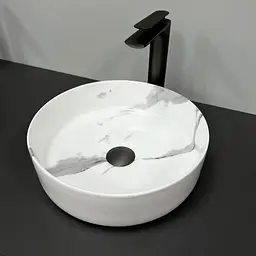 Умивальник VBI Prato marble nature накладний VBI-011404, Мармур