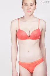 Комплект жіночої нижньої білизни Gisela 30156 кораловий 80C/L