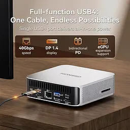 Неттоп Geekom A7 16/512GB (GMA6R76800H-321T-EU) [157841] - мініатюра 7