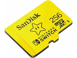 Карта пам'яті SanDisk microSDXC For Nintendo Switch UHS-I U3 256 Gb (SDSQXAO-256G-GN3ZN) - мініатюра 2