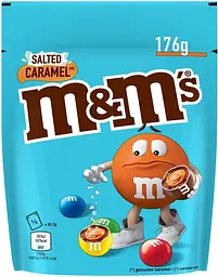 Драже M&M's Salted Caramel Milk Chocolate Bag 176г