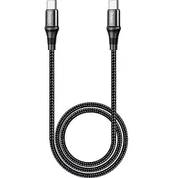 Cable Hoco X50 Exquisito Type-C to Type-C (100W) Black 1m
