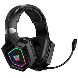 Навушники бездротові Onikuma ігрова гарнітура GT806 з підсвіткою RGB чорна - мініатюра 4