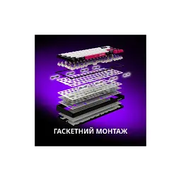 Клавіатура Lorgar KBP70MW Pro RGB Wireless/Bluetooth/USB UA Black/yellow (LRG-KBP70MW-YL-US) - мініатюра 4